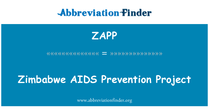 ZAPP: Zimbabwe AIDS megelőzési projekt