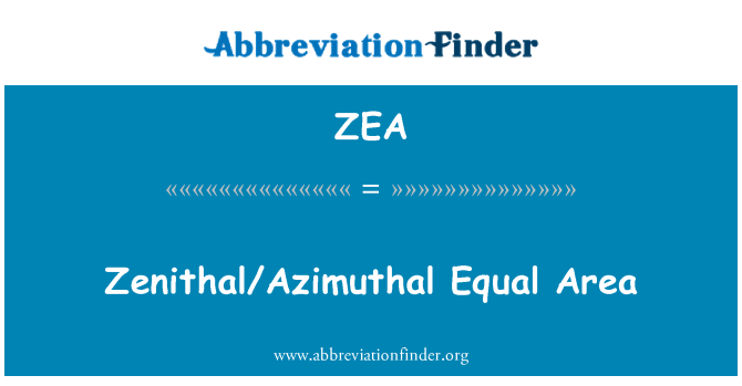 ZEA: Żona ekwivalenti zenithal/Azimuthal