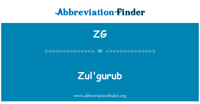 ZG: Zul'gurub