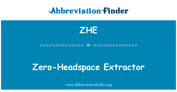 ZHE: Nulles augšgala Extractor
