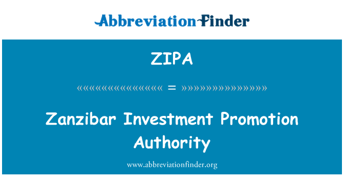 ZIPA: Zanzibar investície propagácia úradu