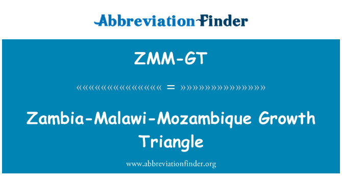 ZMM-GT: Zambija-Malavi-Mozambik rast trokut