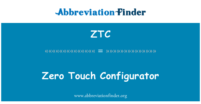 ZTC: Nulla Touch konfigurátor