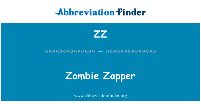 ZZ: Zombiju Zapper