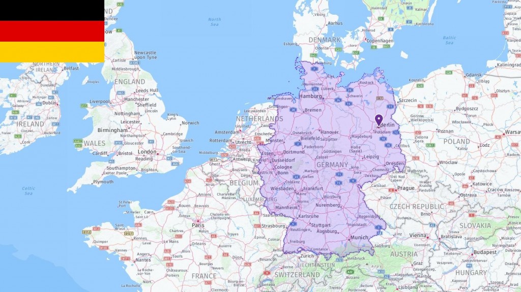 Map of Germany