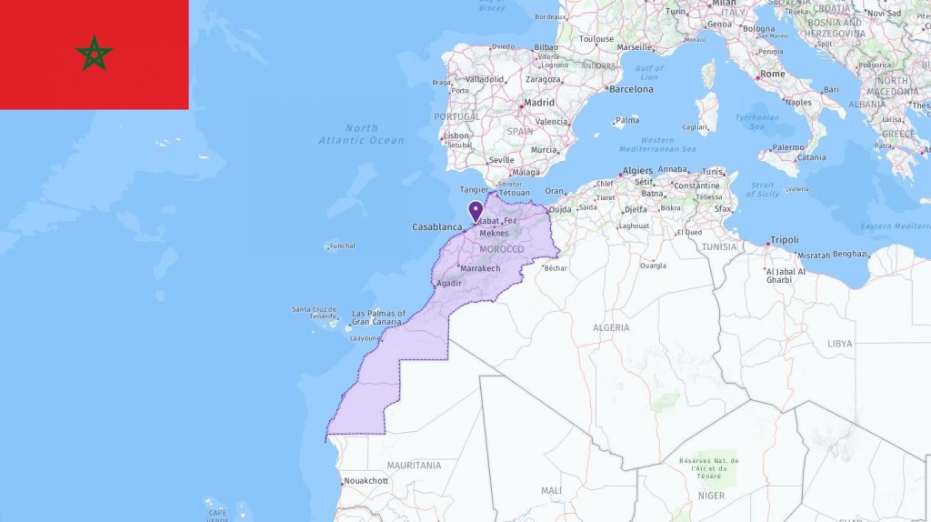 Map of Morocco