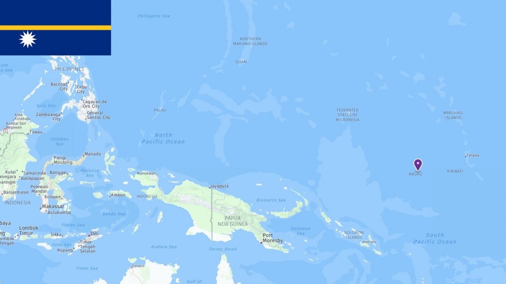 Map of Nauru