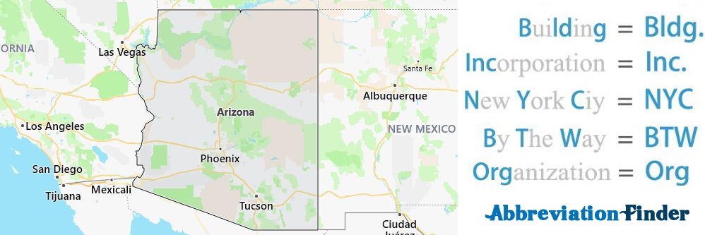 Arizona State Abbreviations