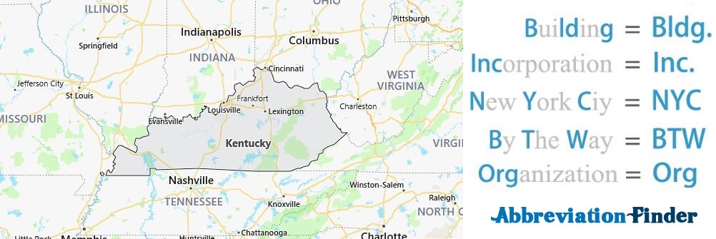 Kentucky State Abbreviations