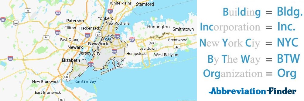 New York State Abbreviations