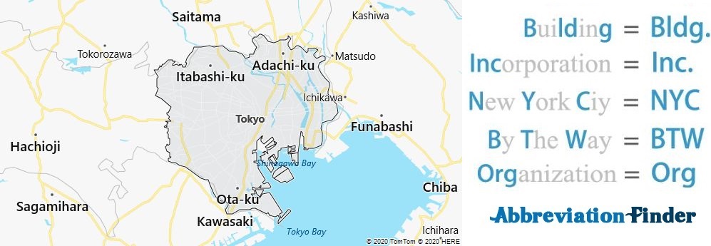 Tokyo and Acronyms