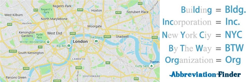 London and Acronyms