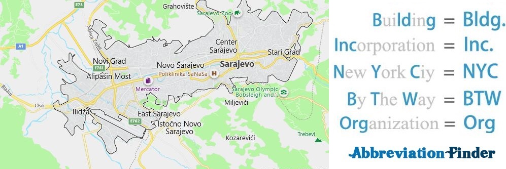 Sarajevo and Acronyms